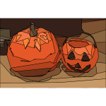 Pumpkin Jack-o-lantern