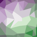 Purple Green Background Low Poly Pattern