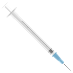 Syringe vector image