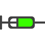 Syringe icon vector illustration