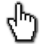 Cursor hand icon vector image