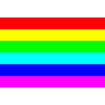 Rainbow six colors