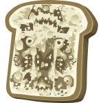 rare items pareidolic cosma toast