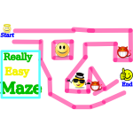 really easy maze with smileys