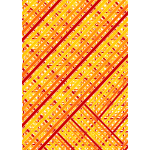 red orange lines complete across double diagonal