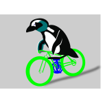 Cycling penguin