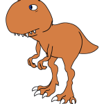Cartoon T rex