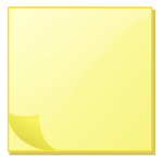 Post-it note vector image
