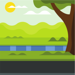 River valley landscape