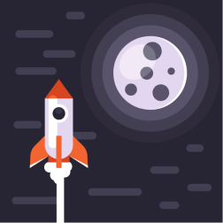 Rocket launch into space-1751908767