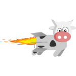 Rocket cow