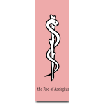 Graphics of the Rod of Asclepius