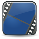 Multimedia file link computer icon vector clip art