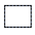 Black and blue rectangular border vector illustration