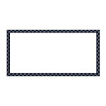 Vector graphics of black and blue rectangular border