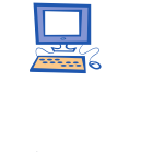 Simple computer vector drawing