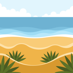 Sand dunes and the sea