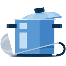 A saucepan cooker