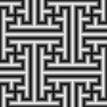 Swastika grayscale pattern