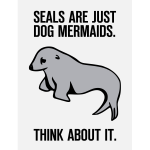 seals are dog mermaids