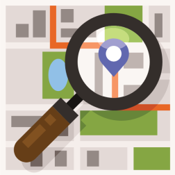 Map search concept