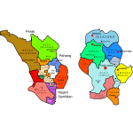 Map of Selangor