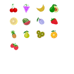 Set icone frutta