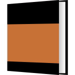 Book with black and orange cover