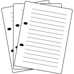 Vector illustration of notes