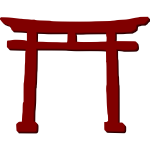 Torii - Shinto gate vector image