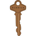 Key with text Slosilo
