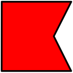 Red signal flag
