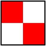 Four-square flag