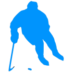 Hockey silhouette