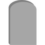 Simple gravestone