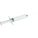 Vector illustration of injection