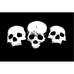 Three skulls