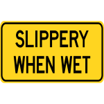 Slippery when wet board