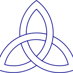 Simple celtic knot outline