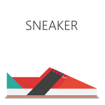 Sport shoe vector clip art