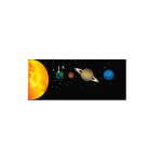 Solar system vector image