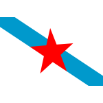 Spain Galicia nationalists flag