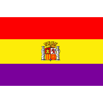 Spain second republic historic flag