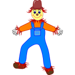 Devilish clown vector image