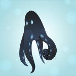Alien squid creature