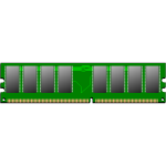 RAM memory vector illustration