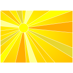 Sun vector clip art