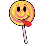 Lollipop smiley