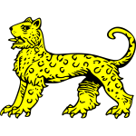 leopard passant