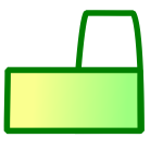 New tab icon vector clip art